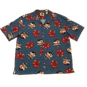 Aloha Santa Hawaiian Silk Shirt